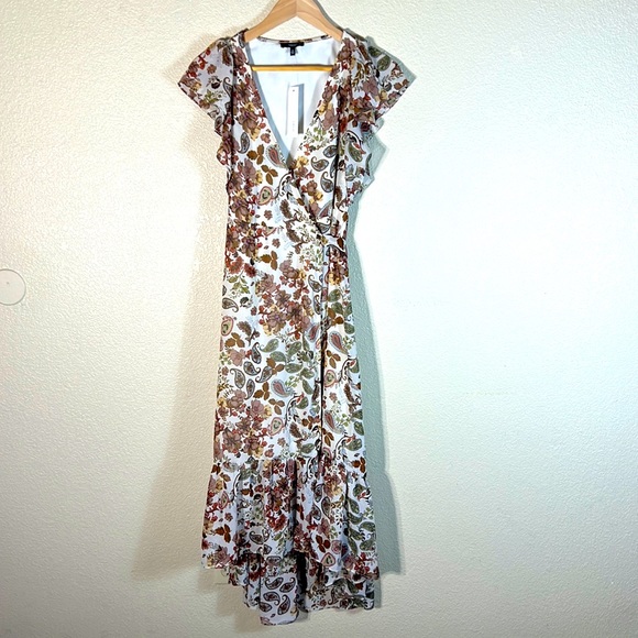 DREW Dresses & Skirts - Anthropologie Drew Terra Vintage Garden Wrap Around Dress